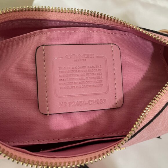 Coach Teri Shoulder Bag In Signature Canvas - Picture 11 of 12